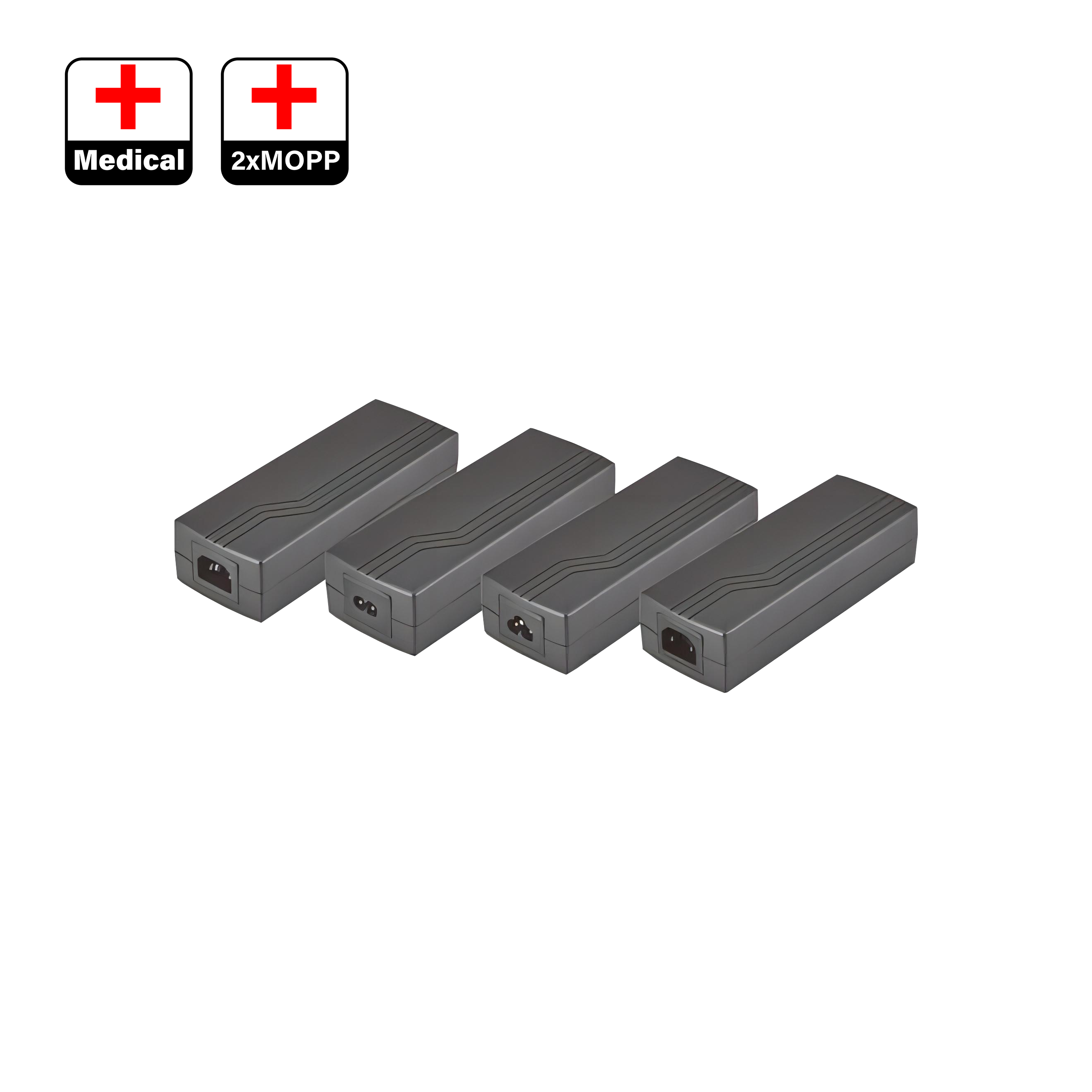 Fuente de alimentación AC-DC médica de escritorio de 180 W